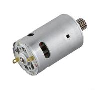 Niceminiwall Motore RS550 da 14,4 V CC con 16 denti e ventola di raffreddamento per chiave a cricchetto senza fili, sega elettrica e utensili per trapano elettrico, ingranaggi in metallo con diametro