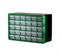 Niceminiwall Organizzatore per utensili fai da te, scatola di plastica per cassetti, organizer per componenti multi-griglia, armadio per attrezzi da parete, contenitore elettronico di classificazione
