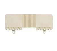Niceminiwall Paraspruzzi in silicone per lavello con forti ventose, pieghevole, anti-spruzzo, protezione per lavello e piano di lavoro, pieghevole, lavabile in lavastoviglie (bianco)