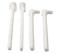 Niceminiwall Per GEBERIT S-igma Flush Rod Set 241874001 Meccanismo Attuatore Pulsante Per Cisterna UP320 Compatibile Con Piastre S-igma01 S-igma20 S-igma50 Bianco 140mm