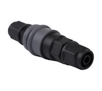 Niceminiwall Raccordi pneumatici autobloccanti tipo C per tubo dell'aria per compressore PU o tubo di plastica, acciaio plastico industriale con molla in acciaio inossidabile 304 e (SP20+PP20)