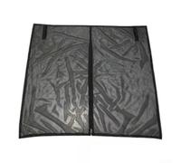 Niceminiwall Rete a rete per portiera del veicolo con magneti per porta laterale da campeggio e furgoni, protezione solare dal flusso d'aria, colore nero (L 180 x 150 cm)