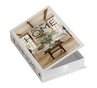 Niceminiwall Scatola portaoggetti discreta progettata come un libro falso, fornendo una soluzione elegante per organizzare piccoli oggetti in casa o in spazi professionali (FH-30)