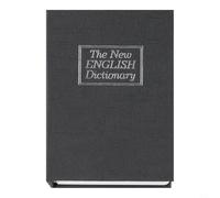 Niceminiwall Scatola portaoggetti per gioielli e chiavi, cassaforte segreta a forma di libro con serratura a combinazione, compatta, 11,5 x 8 x 4,6 cm, in cartone, resina, metallo, design discreto