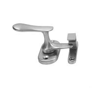 Niceminiwall Serratura resistente in acciaio inox con fibbia di sicurezza antifurto per porte in legno, porte tagliafuoco e porte di fuga in uffici, hotel e ristoranti (argento S)