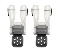 Niceminiwall Set di 2 bocchini per regolatori ARA, modellabili, in silicone per uso alimentare, per comfort e prevenzione delle perdite, compatibile con la maggior parte degli SCUBA standard e (colore