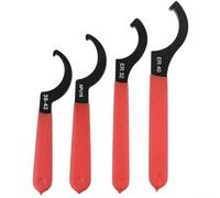 Niceminiwall Set di 4 chiavi a C con impugnatura in gomma antiscivolo per macchine per incidere e mandrini elettrici, compatibile con dadi 38-42, APU16, ER32 ed ER40