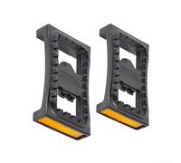 Niceminiwall Set di adattatori per pedali piatti per MTB, convertitori a tacchetti in nylon resistenti all'usura, per M520 M540 M8000 M9000, per uso quotidiano e per trail riding