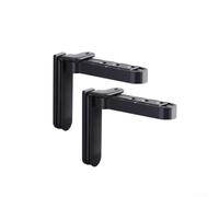 Niceminiwall Set di cerniere invisibili per porte, resistenti, in lega di zinco, con perno superiore e inferiore regolabile, controllo della posizione 3D, per apertura interna o esterna, colore nero