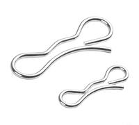 Niceminiwall Set di clip di ricambio per tosaerba, 4 x 194209 perni di bloccaggio per papillon (7/16") + 1 x 194208 (5/16") - Compatibile con Select T