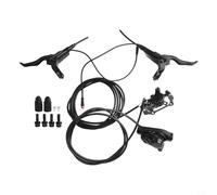 Niceminiwall Set di pinze freno a disco idrauliche per scooter elettrici e bici elettriche, freni a doppio pistone in lega di alluminio per G-Booster/ES3, (anteriore+posteriore)