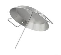 Niceminiwall Spiedini verticali in acciaio inox per barbecue rotante, 20/25/30/30 cm, set da 3 pezzi con piastra grill compatibile con Shawarma & Al Pastor Machi