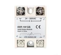 Niceminiwall Stato solido di regolazione della tensione per relè -10VA 25VA 40VA 60VA 80VA 100VA con dissipatore di calore in rame Shell e viti ad alta resistenza per DC(-100VA)