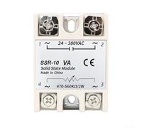 Niceminiwall Stato solido di regolazione della tensione per relè -10VA 25VA 40VA 60VA 80VA 100VA con dissipatore di calore in rame Shell e viti ad alta resistenza per DC(-10VA)