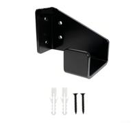 Niceminiwall Supporto da parete in metallo per motosega, resistente, per giardino, officina e garage, compatibile con la maggior parte delle motoseghe, nero o arancione, pezzo (nero)