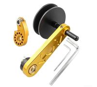 Niceminiwall Tendicatena a velocità singola per bici, puleggia 11T, regolatore di coppia in lega di alluminio (dorato)