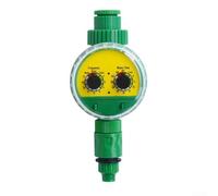 Niceminiwall Timer elettronico per irrigazione da giardino, controller automatico per tubi con display LCD, design in plastica resistente alle intemperie, 12 x 12 x 9 cm, compatibile con standard