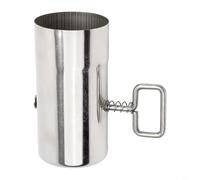 Niceminiwall Tubo della stufa con ammortizzatore anti scottatura maglia guardia camino canna fumaria tubo di estensione stufa a legna accessorio in acciaio inox protezione scudo termico