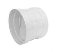 Niceminiwall Valvola di controllo del volume d'aria per sistemi di ventilazione in PVC manuale regolatore della conduttura con resistenza alla pressione, design da 75 mm a 315 mm, bianco (250 mm)