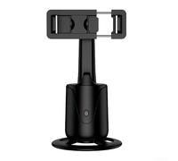 Niceminiwall YT10 Supporto per telefono con rotazione a 360° per rilevamento automatico del viso, treppiede per monitoraggio automatico senza app per controllo dei gesti, supporto stabilizzatore per