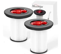Nicemiya 2 filtri compatibili con aspirapolvere Bosch Unlimited Gen2 Serie 8 con spazzola per la pulizia, filtro di ricambio 12036642, 12023349 (2 filtri, 1 spazzola per la pulizia)