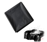 NiceNaiils Copriletto da Gioco in plastica Nera Impermeabile in PVC, per Evitare Che Il Materasso Si bagni,200cmx210cm