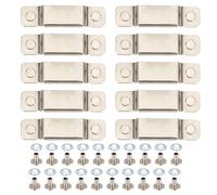 NICENEEDED 10 pz. Supporto per Metro A Nastro, Bacino Porta Attrezzi in Acciaio Inossidabile, Supporto per Metro A Nastro con Cintura da Banco con Viti