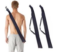 NICENEEDED 2 Borsa per Il Trasporto a Spada Nera, Custodia per Spada con Cinghie Regolabili per Costume da Samurai per Feste di Halloween