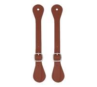 NICENEEDED 2 pz. Cinghie per Speroni in Pelle PU per Cavalieri, Attrezzatura per Stivali Western da Uomo e da Donna