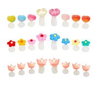 NICENEEDED 24 pezzo Manicure Separatore di Dita In Silicone Separatore di Dita per Unghie Perle Daisy Flower Design Gel Distanziatori per Dita Dei Piedi Pedicure Strumenti(Stytle 6)