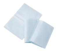 NICENEEDED 3 Inserto Portfolio in Plastica di Ricambio Porta Carte e Immagine Trasparente per Portafogli Porta Carte di Credito 20/10 Pagina per Portafoglio a Due O Tre Persiane