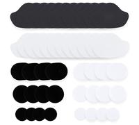 NICENEEDED 48 pezzi di Patch di Riparazione per Tacchi Scarpe Patch Auto Adesivi Rapidi per Fori da Ginnastica Interna in Maglia Integrale per Passeggiate Sportive ed Escursioni