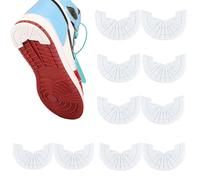 NICENEEDED 5 Paio di Piastre per Talloni, per Scarpe, per Suole e per Riparare I Talloni, 5 Taglie Scarpe Tacco Riparazione Pad, Tacchi di Ricambio in Gomma