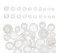 NICENEEDED 50 pz Tappo di Ricambio per Saliera e Pepiera, 10 Tappi per Saliere in Plastica Riutilizzabili Tappo per Saliera in Plastica Riutilizzabile