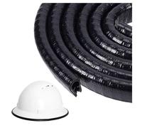 NICENEEDED - Bordo di Protezione per Elmetto Rigido A Tesa Intera, Rinforzare La Bordatura di Protezione del Casco, U Estrusione Bordo Aggiungi Protezione Casco di Sicurezza