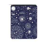 NICENEEDED Copertina del Libro Tarot Stars, Protezione per Libri con Cerniera, Custodia per Libri per Amanti dei Libri, Custodia per Libri Lavabile, Borsa Portaoggetti Impermeabile