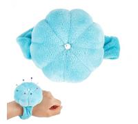 NICENEEDED Cuscinetti per Spilli da Polso, Cuscinetto da Cucito Porta Aghi Puntaspilli con Cinturino Elastico, Braccialetto di Cotone Blu