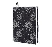NICENEEDED Custodia Elastica per Libri, Copertina Estensibile per Libro Moon Sun, Custodia Protettiva Lavabile per Libri Tarot Stretchy Book Sleeve Notebook Wraps