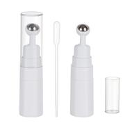NICENEEDED Flacone A Rullo per Crema per Gli Occhi da 5 ml, Contenitore Vuoto per Palline A Rulli, Applicatore Ricaricabile per Crema per Gli Occhi, Rotolo di Plastica Sottovuoto su Flacone