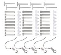 NICENEEDED Manicotto Antiallergico per Orecchie Sensibili, Salva Orecchino, Maniche per Orecchini Protezioni per Piercing Perni per Orecchie Invisibili