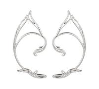 NICENEEDED Orecchino A Polsino da Elfo, Orecchini da Fata con Polsini per Orecchie Cosplay Climber Orecchini Non Piercing, Fasce Non Forate Accessori per Fate