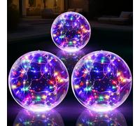 Niceput Luci solari galleggianti per piscina, 35,5 cm, colorate, ad energia solare, globo luminoso galleggiante IP68, luci solari gonfiabili per piscina, stagno, decorazione per esterni, 1 pezzo
