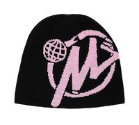 NICERAM Y2k Beanie Hat, Y2k Minus Beanie Hats for Women, Knitting Fashion Street Style per Donne Cappelli Accessori