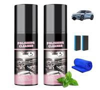 Nicetopu Polishing Cleaner,2025 New Polishing Cleaner Car Interior,3.38 FL OZ Vehicle Interior Polish,Water-Free Cleaning (2pcs)
