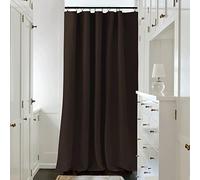 NICETOWN Tenda oscurante a pannello oscurante, con tasca per asta e linguetta posteriore, isolamento termico, per teatro (marrone offee, 178 x 274 cm, 1 pezzo)
