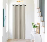 NICETOWN Tende oscuranti per soggiorno, isolamento termico, per porta, finestra, per armadio, privacy, per patio in vetro, 1 pezzo, 106,7 cm di larghezza x 203,2 cm di lunghezza, naturale