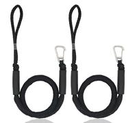 NICEWAT Bungee Dock Line Ormeggio Corda, Corda d'ormeggio, Cima Ormeggio, L Nero