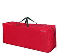 NICEXMAS Borsa per l'albero di Natale con decorazioni Borsa con cerniere per le vacanze (Rosso)