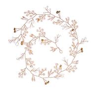 Nicey Copricapo romantico dei monili di cerimonia nuziale occidentale per la sposa accessori per capelli fatti a mano corona floreale perla di cristallo ornamenti per