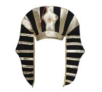 NICEYEA Cappello da faraone egiziano per adulti, accessorio per costume di Halloween per costume egiziano King Tut, cosplay, giochi di ruolo, accessori per feste